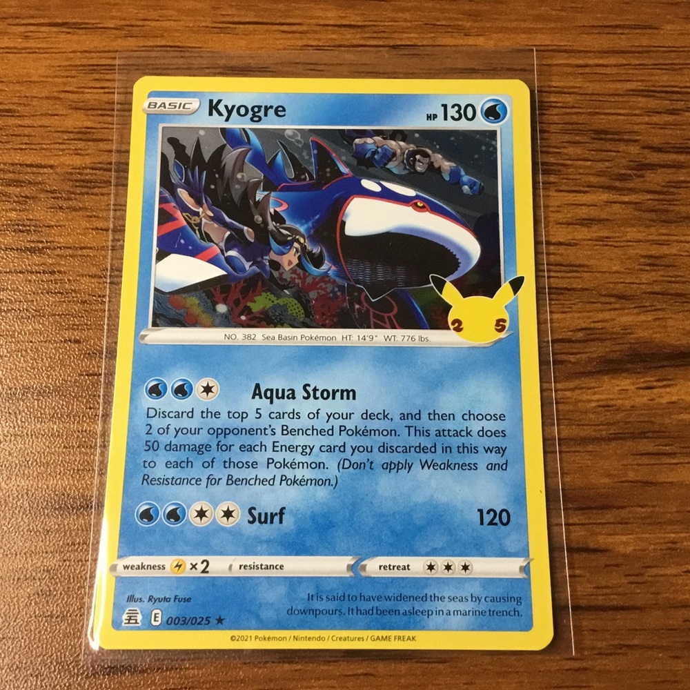 Pokemon Kyogre Holo